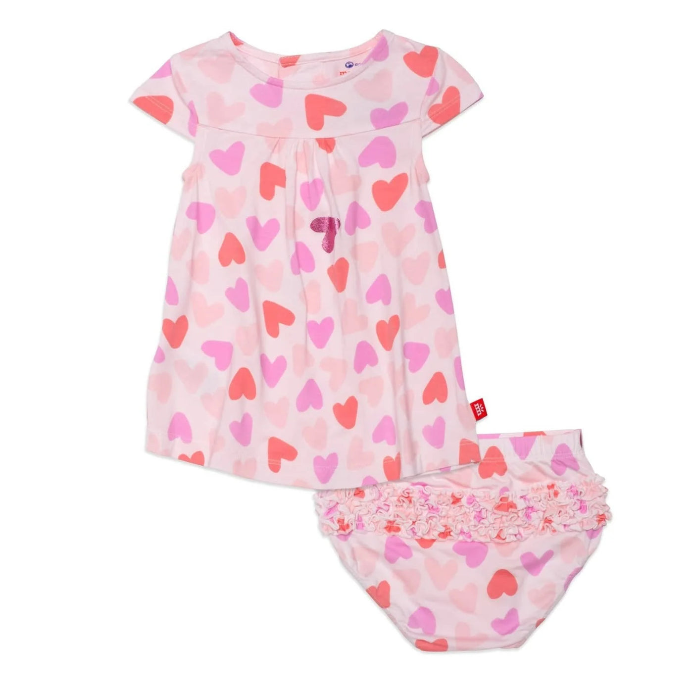 Magnetic Me Be Mine Infant Empire Dress & Diaper Cover