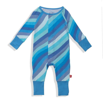 Blue shine modal magnetic convertible grow with me coverall