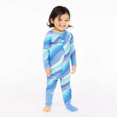 Blue shine modal magnetic convertible grow with me coverall