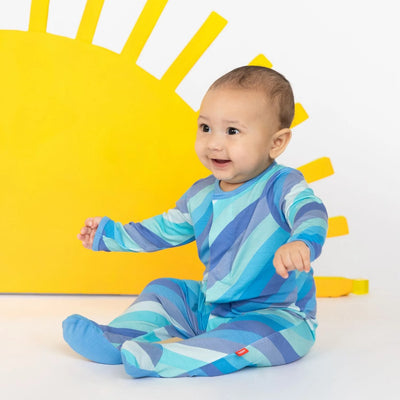 Blue shine modal magnetic parent favorite footie