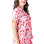 Hello Mello Satin Pajama Top- Assorted