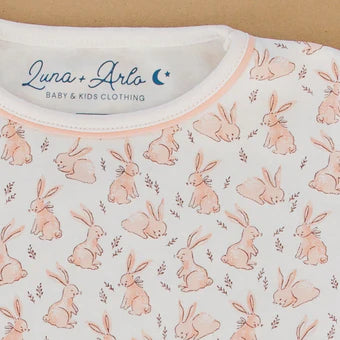 Magnolia Baby- Bunny Patch Shorts Pajamas