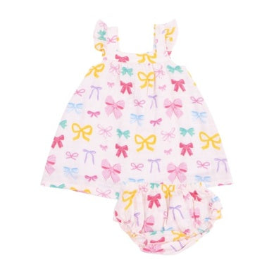 Angel Dear- Colorful Bows Sundress