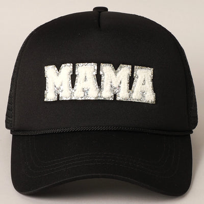 MAMA Chenille Patch Trucker Hat