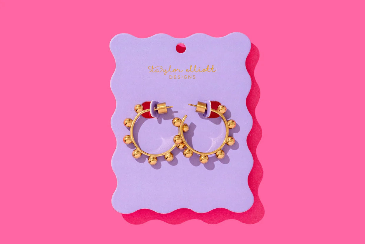 Dottie Gold Hoop Earrings