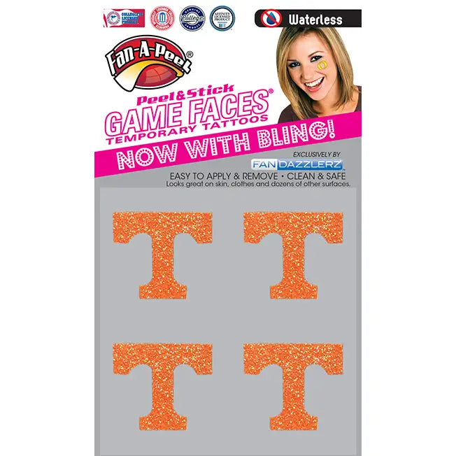 Tennessee Game Day Tattoos Power T