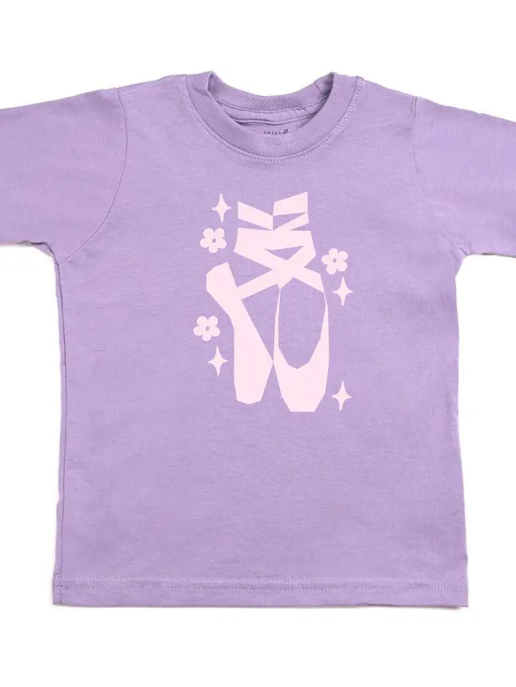 Ballet Shoes Lavendar Tee