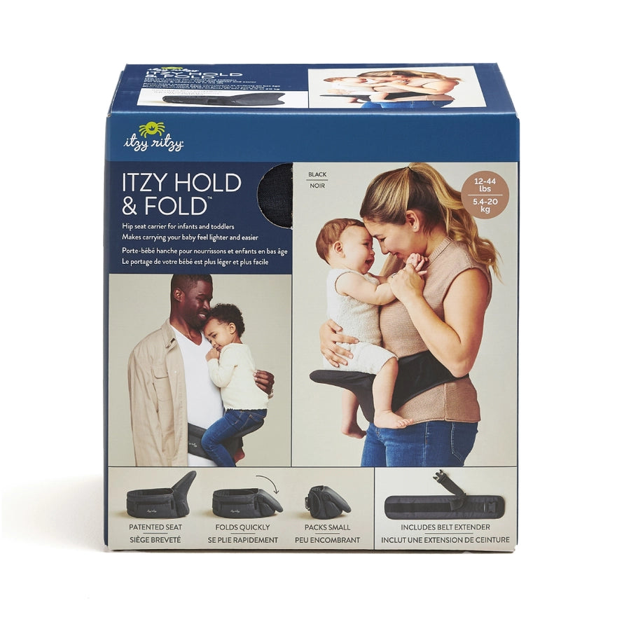 Itzy Hold & Fold™ - Hip Seat Carrier | Crown and Iris