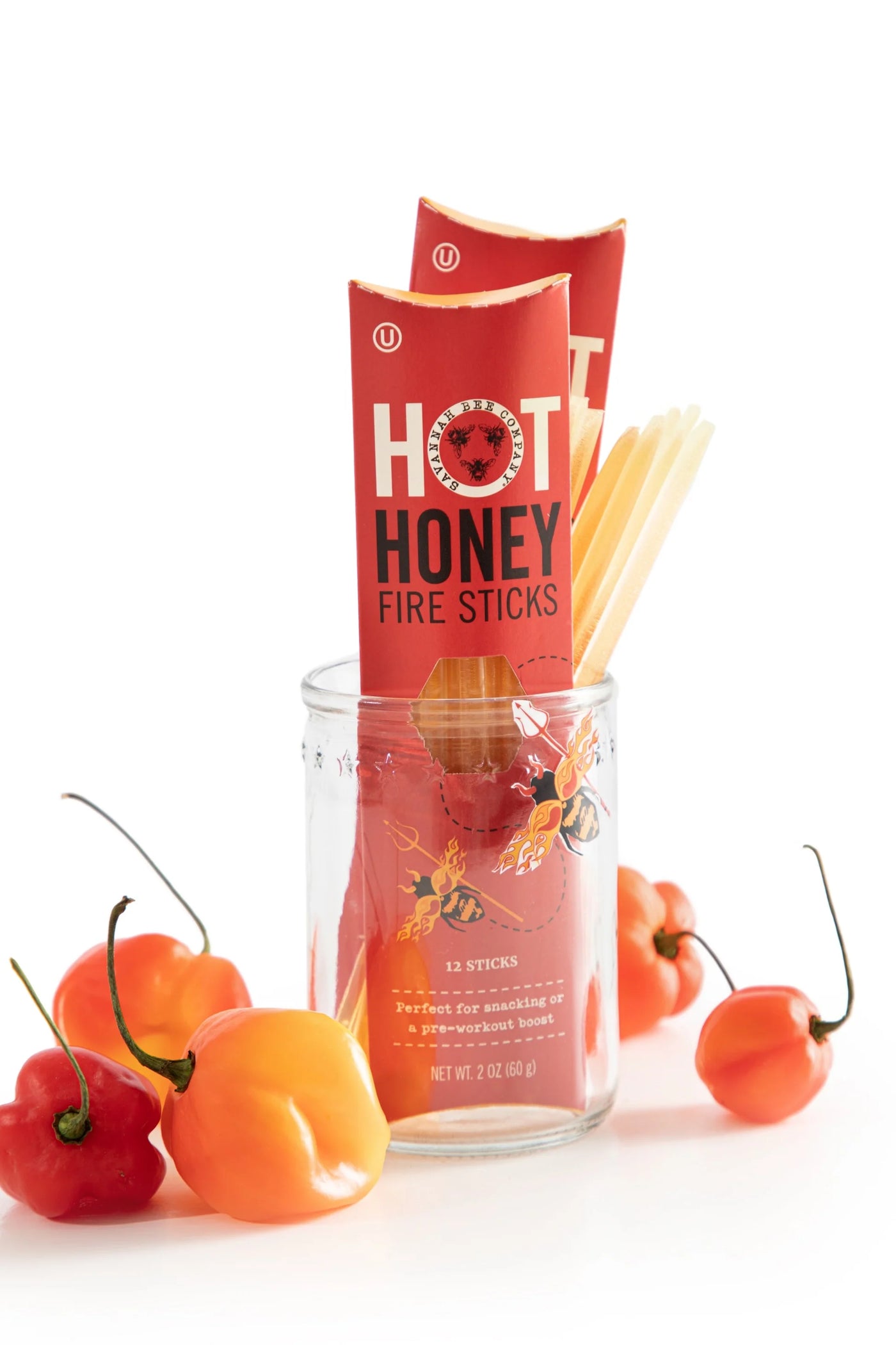 Hot Honey 12pk Straws