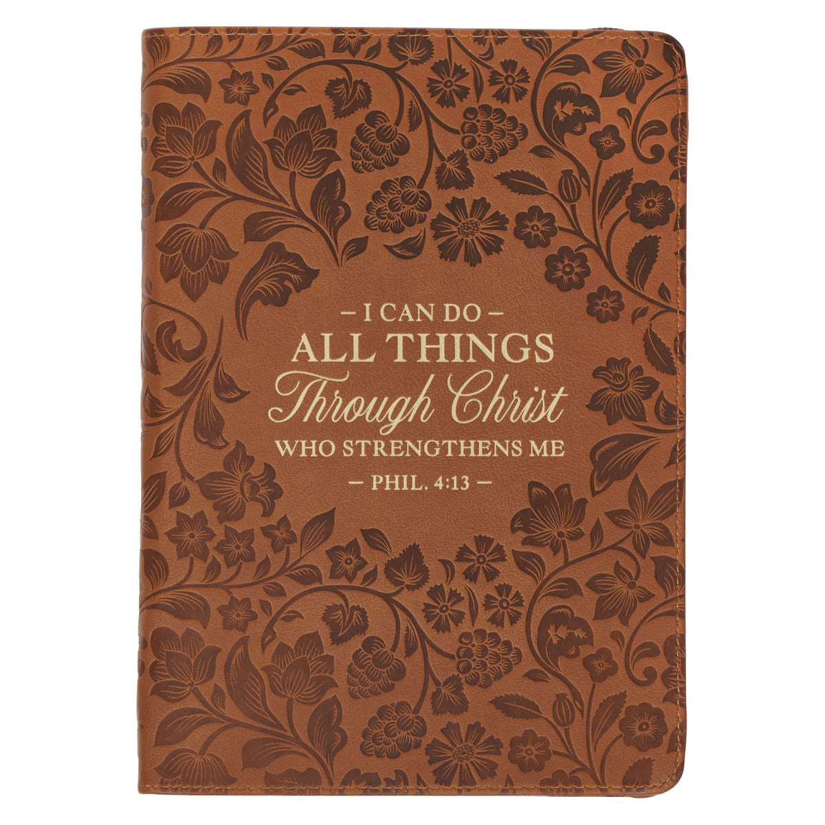 I Can Do All Things Faux Leather Journal