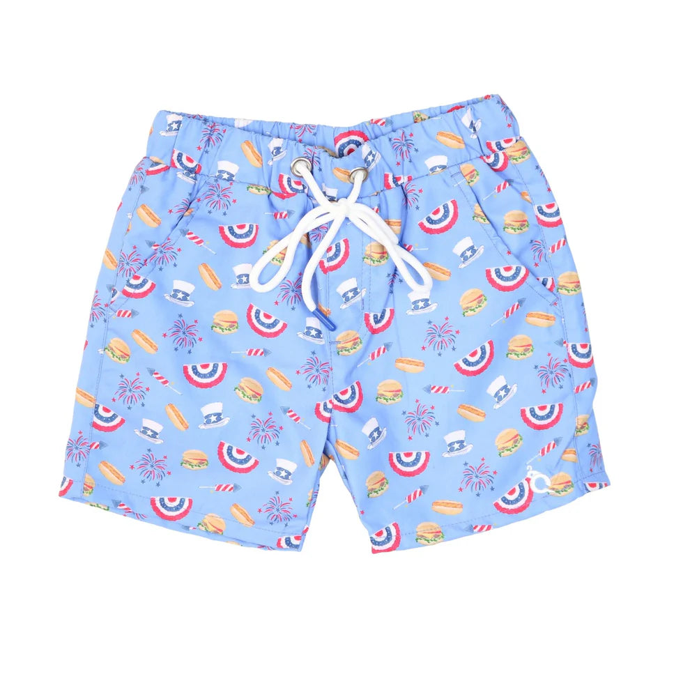 Independence Day Swim Trunks