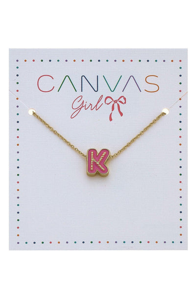 Kayla Children's Initial Necklace  - Assorted