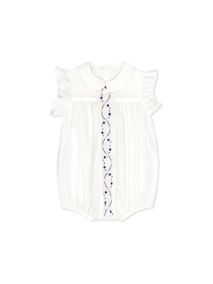 Kimberly Bubble- Blessing White/Pink & Richmond Royal