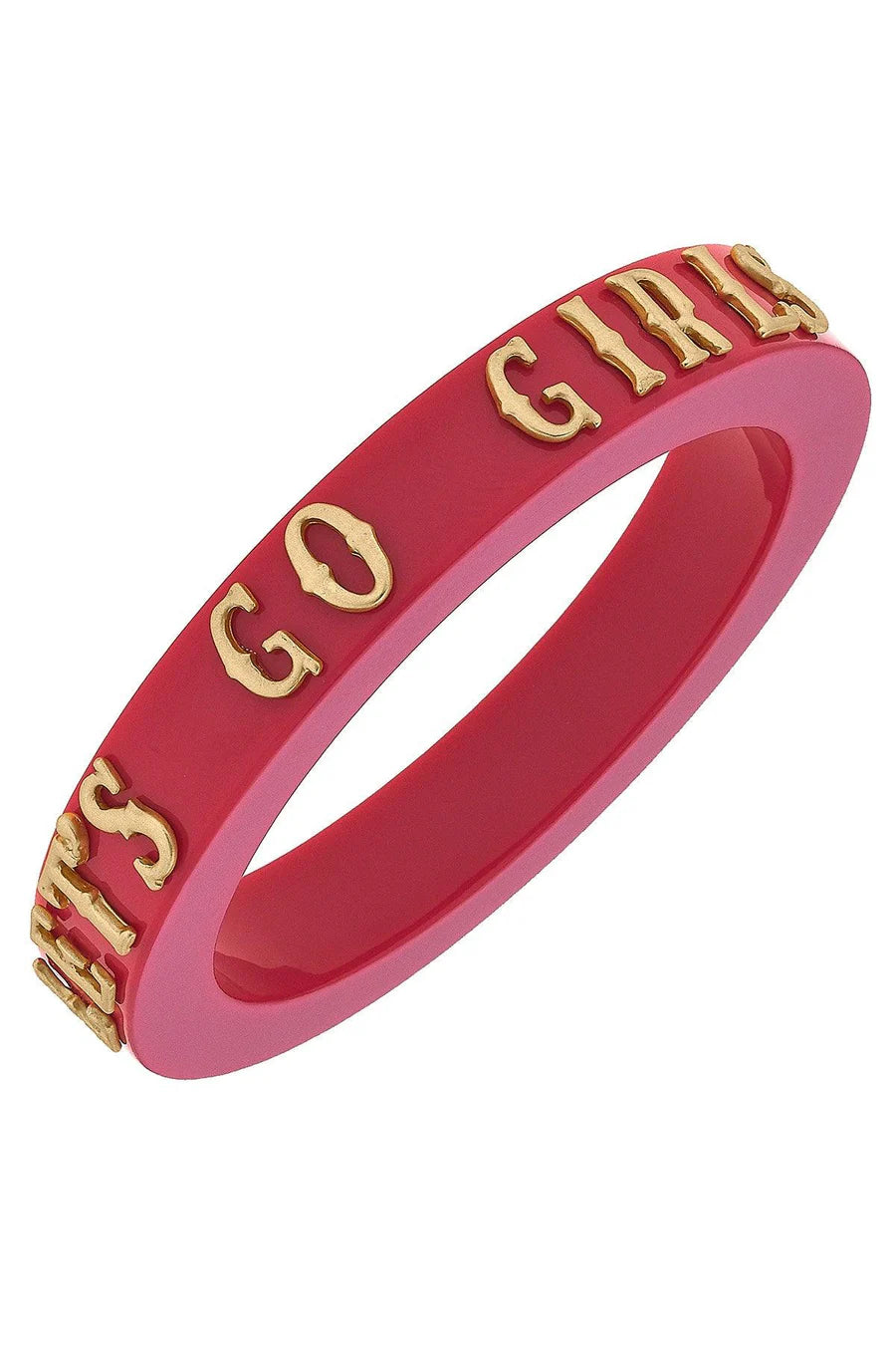 Let's Go Girls Resin Bangle