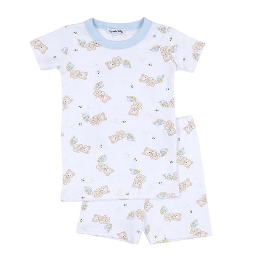 Sweet Teddies Blue Short Pajamas