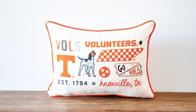 TN Collegiate Cluster Pillow- 2 Sided