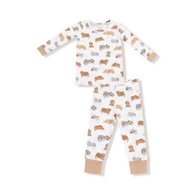 Angel Dear- L/S LOUNGEWEAR SET- Napping Puppies