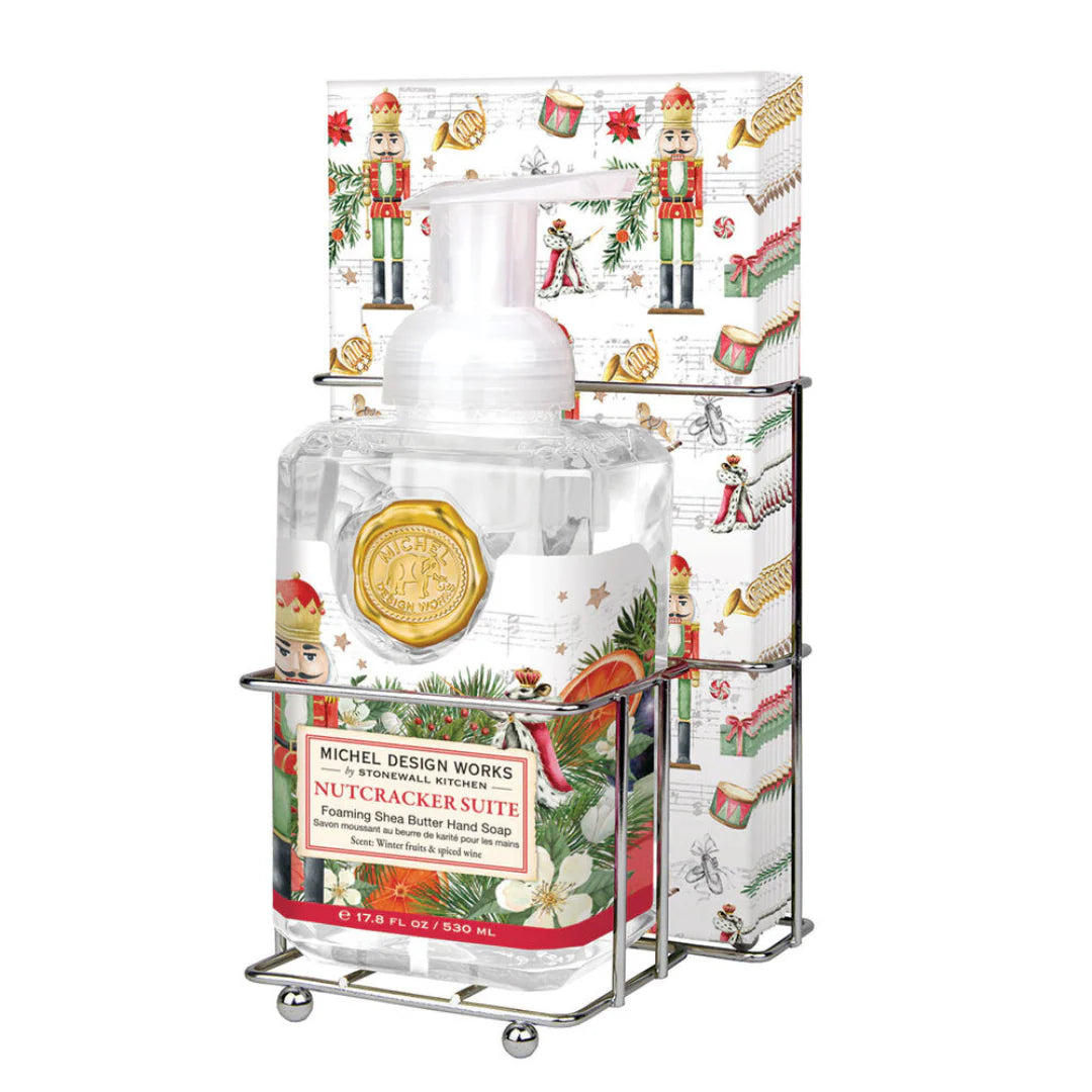 Foaming Hand Soap & Napkin Set- Holiday Assorted