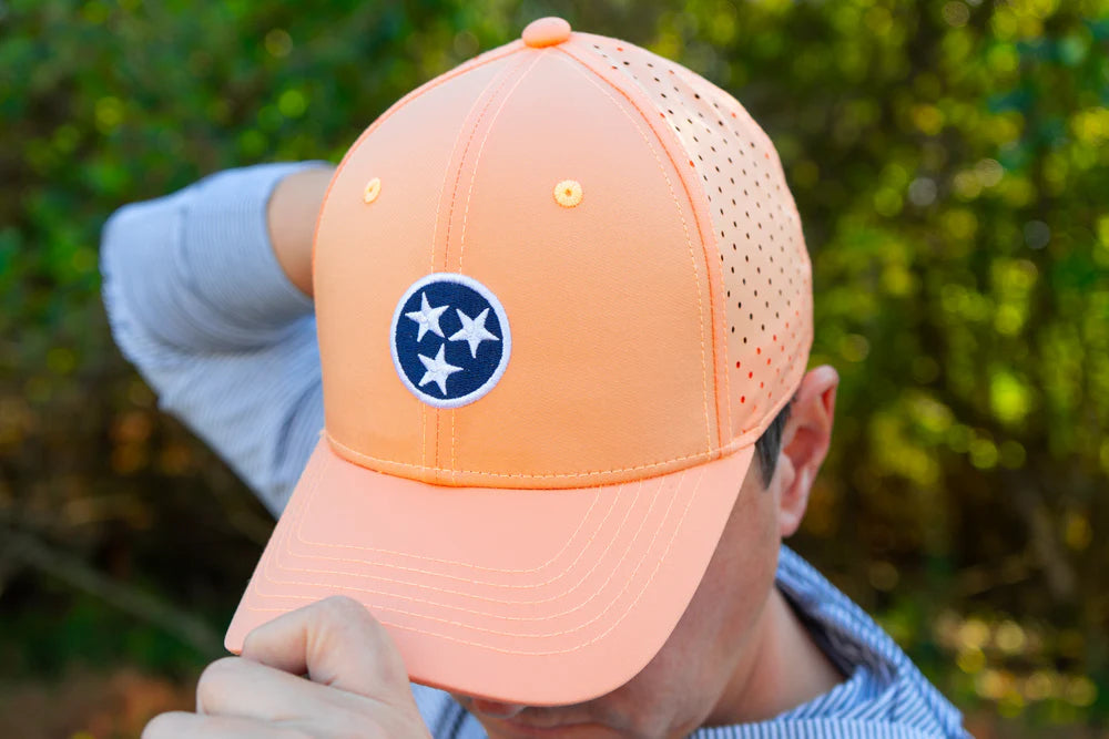 Volunteer Traditions- Tristar Performance Hat- Orange Peel