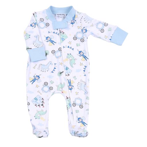 Little Prince or Princess Zippered Footie