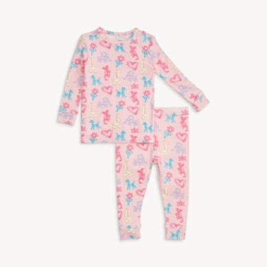 Magnetic Me- Party Animals Glow in the Dark Mod L/s Pj