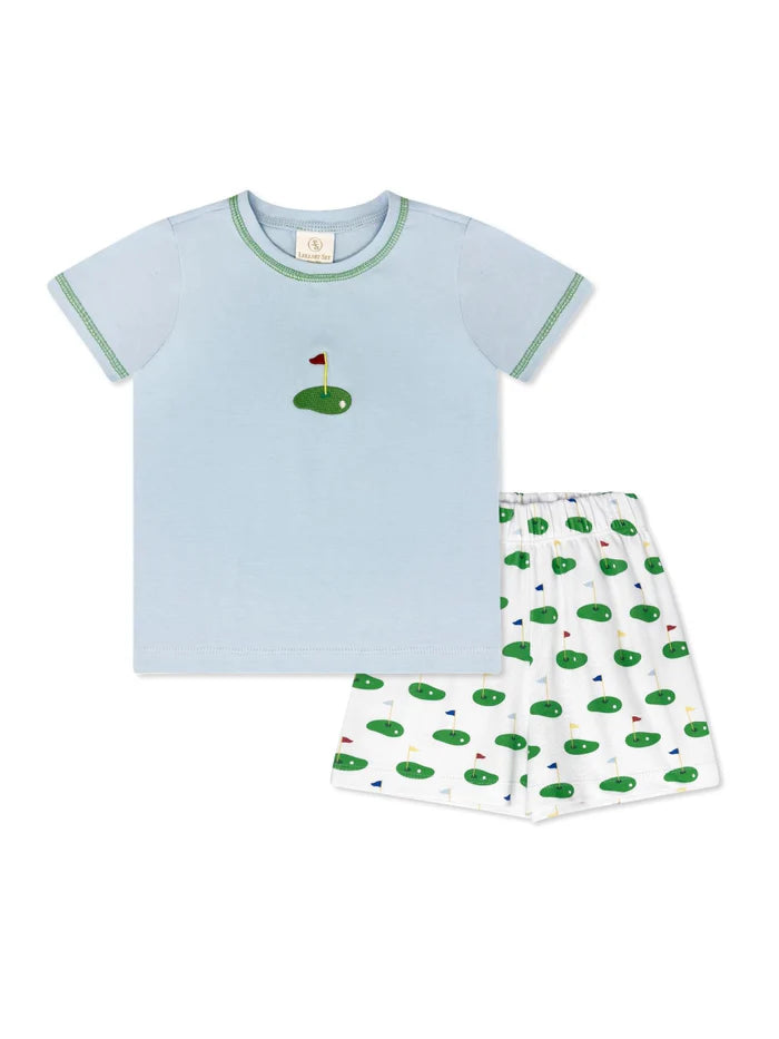 Preston Short Set- Bluffton Blue/Augusta Green Tee Time