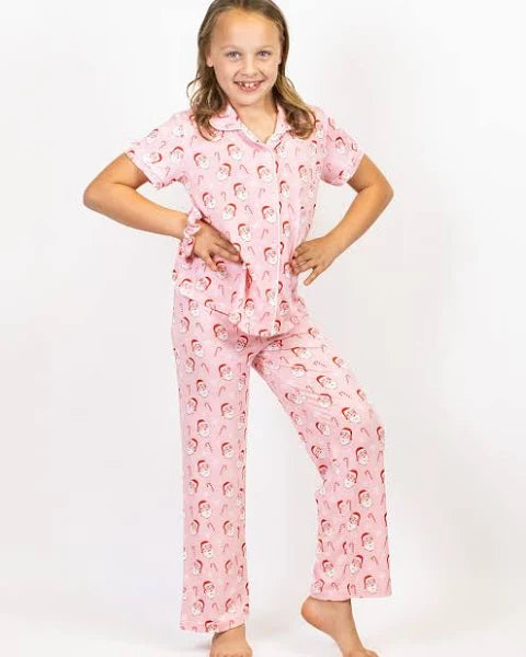 Girl's Candy Cane Cutie Sleep Pants Set