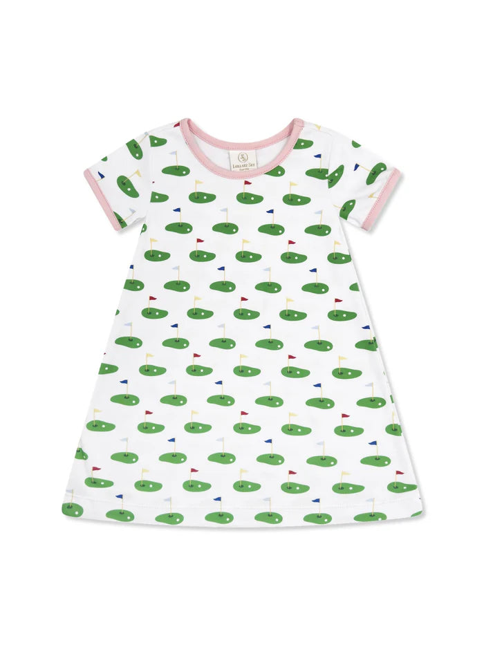 Faith Dress- Tee Time- Pensacola Pink