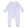 Magnolia Baby- Touchdown Cutie Embroidered Zip Footie- Assorted