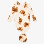 Posh Peanut Basic Knotted Gown- Teddy Freddy