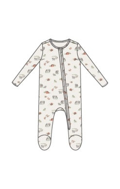 Angel Dear- 2 Way Zipper Footie- Assorted #2