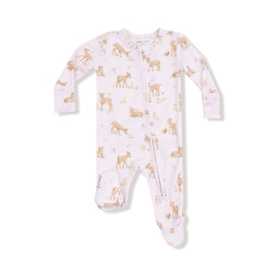 Angel Dear- 2 Way Ruffle Zipper Footie