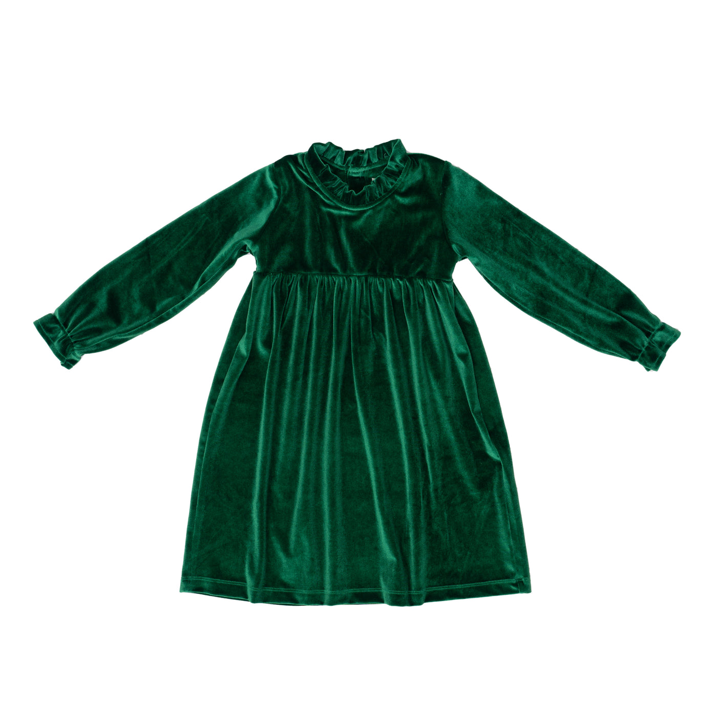 Katlin Green Velvet Dress