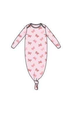 Angel Dear Candy Cane Bows Knotted Gown