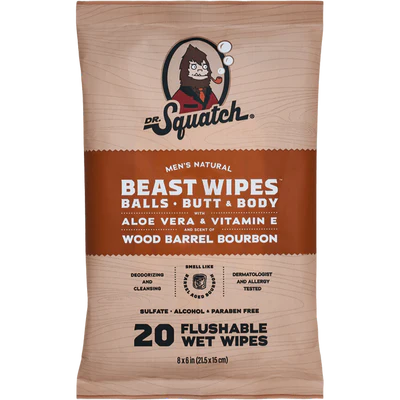 Wood Barrel Bourbon Beast Wipes