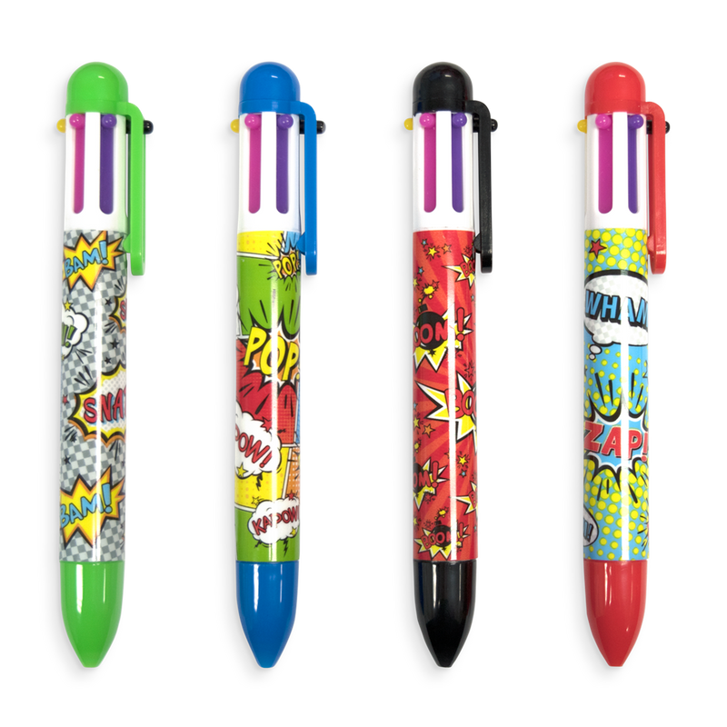 6 Click Pens: Comic Attack