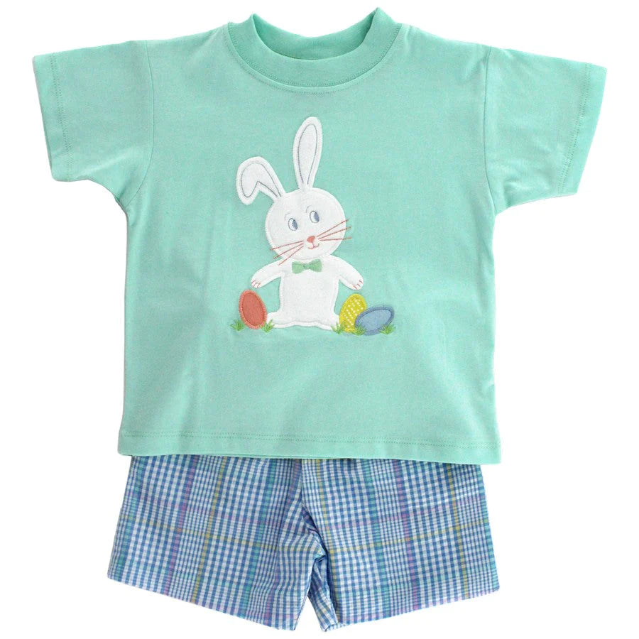 Bowtie Bunny - Boys Knit Short Set