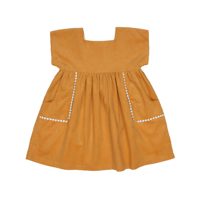 Marsha Gold Cord Dress