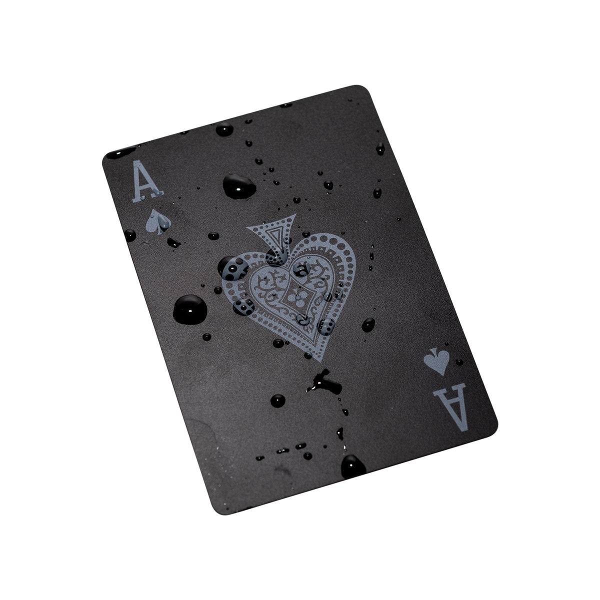 Black Waterproof Playing Cards