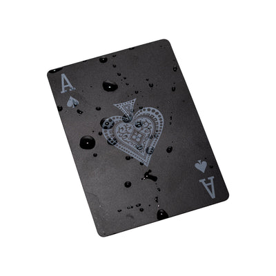 Black Waterproof Playing Cards