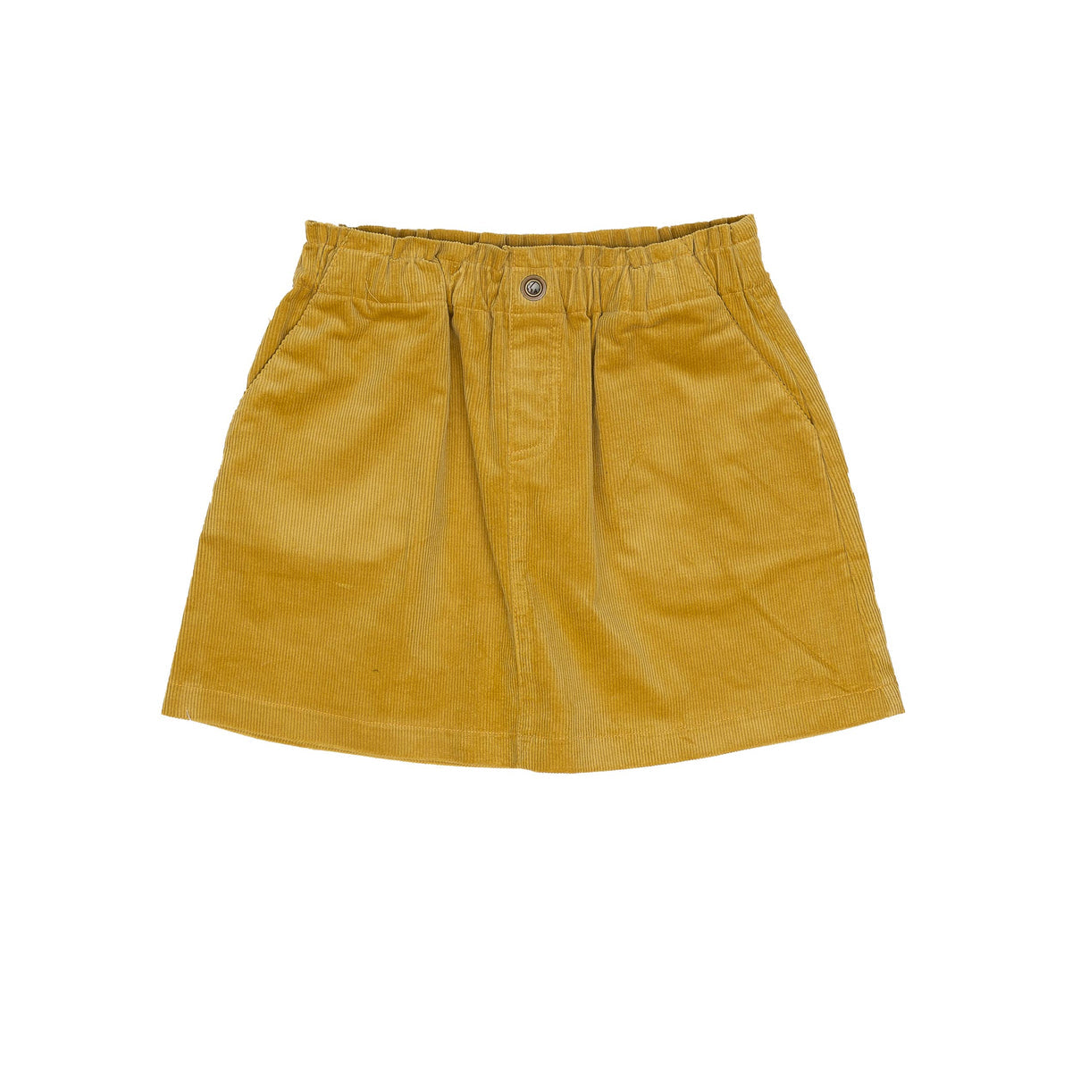 Leigh Mustard Cord Skirt