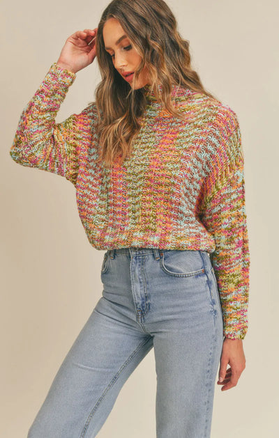 Tutti Frutti Turtleneck Sweater