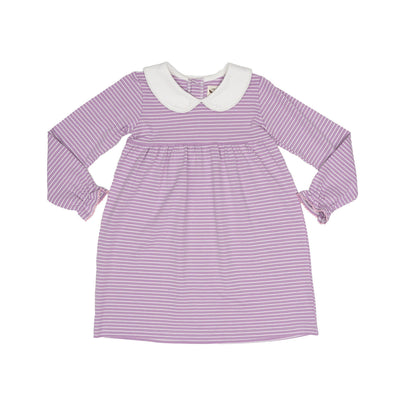 Jane light purple Striped Dress