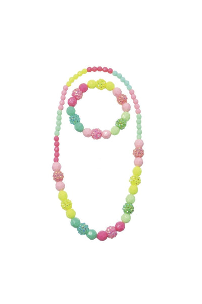 Vividly Vibrant Necklace and Bracelet Set