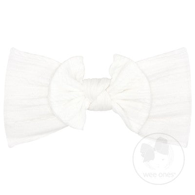 Soft Cable Knit Nylon Band with Bowtie