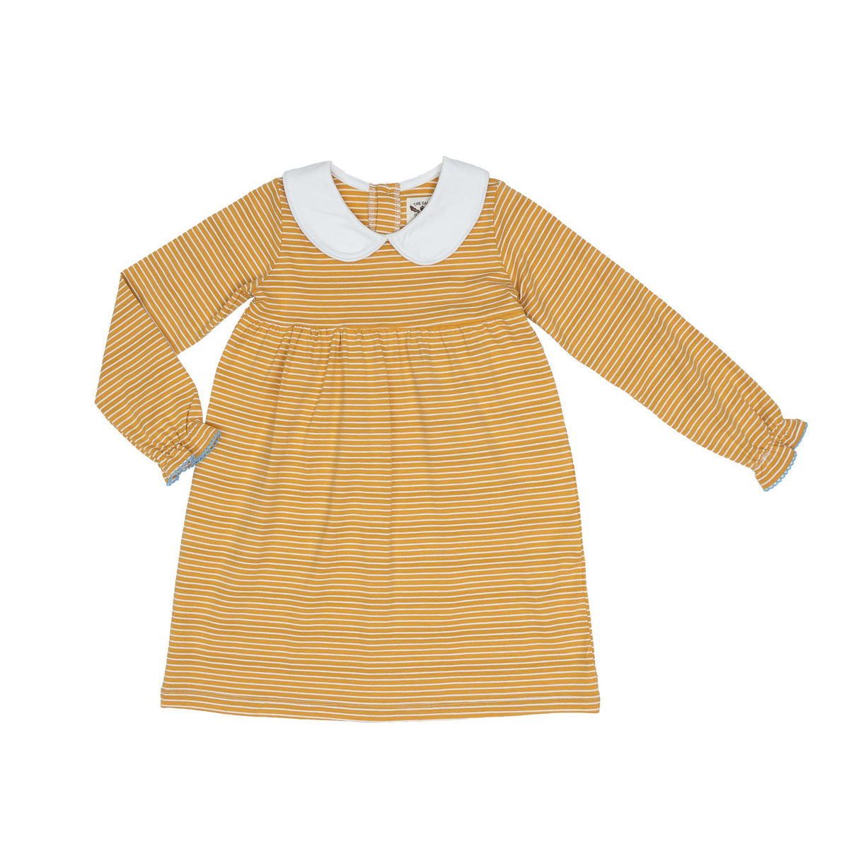 Jane Mustard Striped Dress