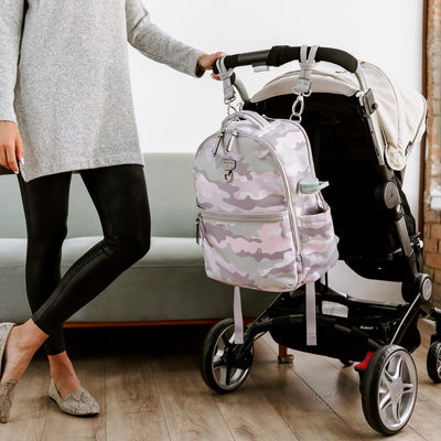 On The Go Backpack 3.0- Blush Camo