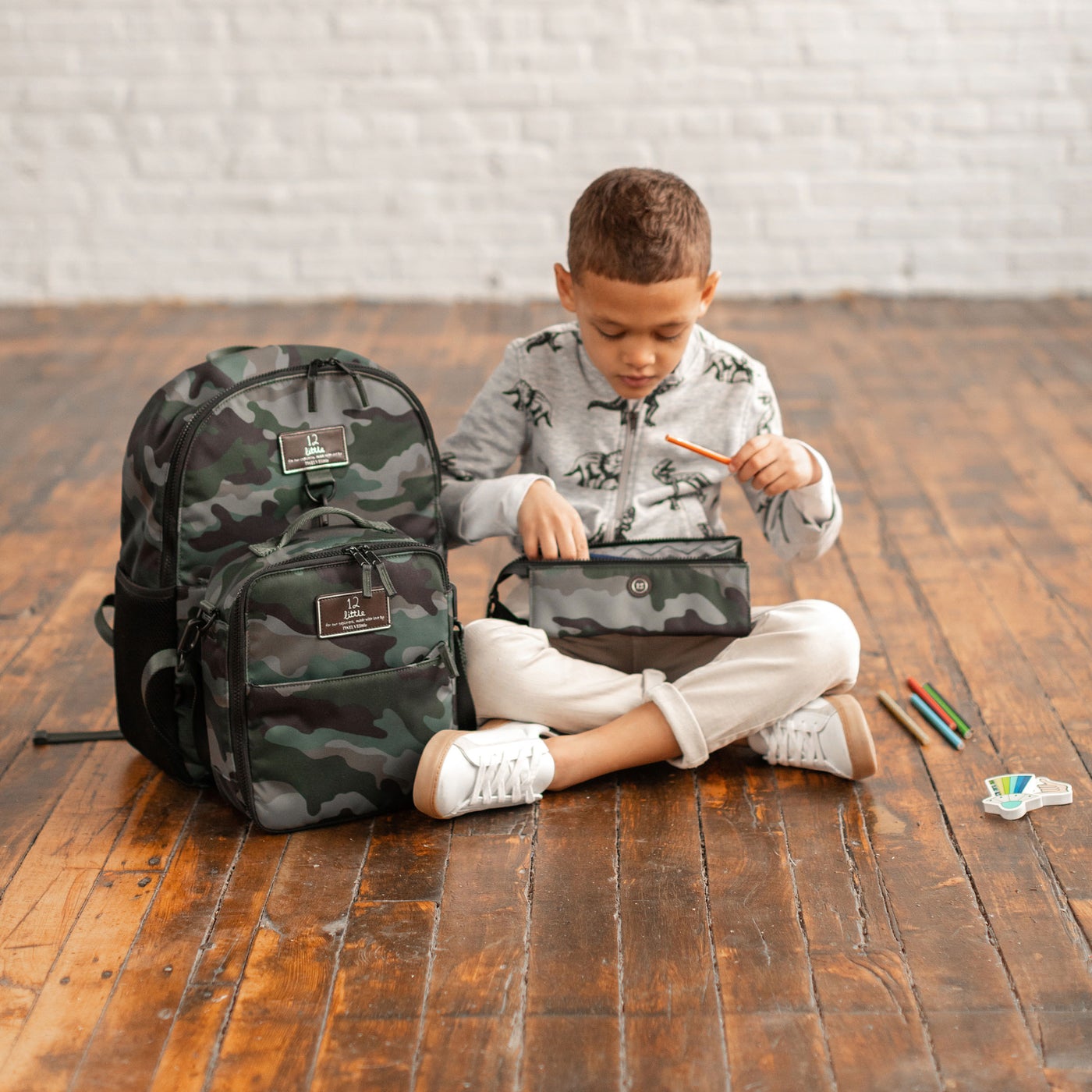 Adventure Pencil Case- Camo Print