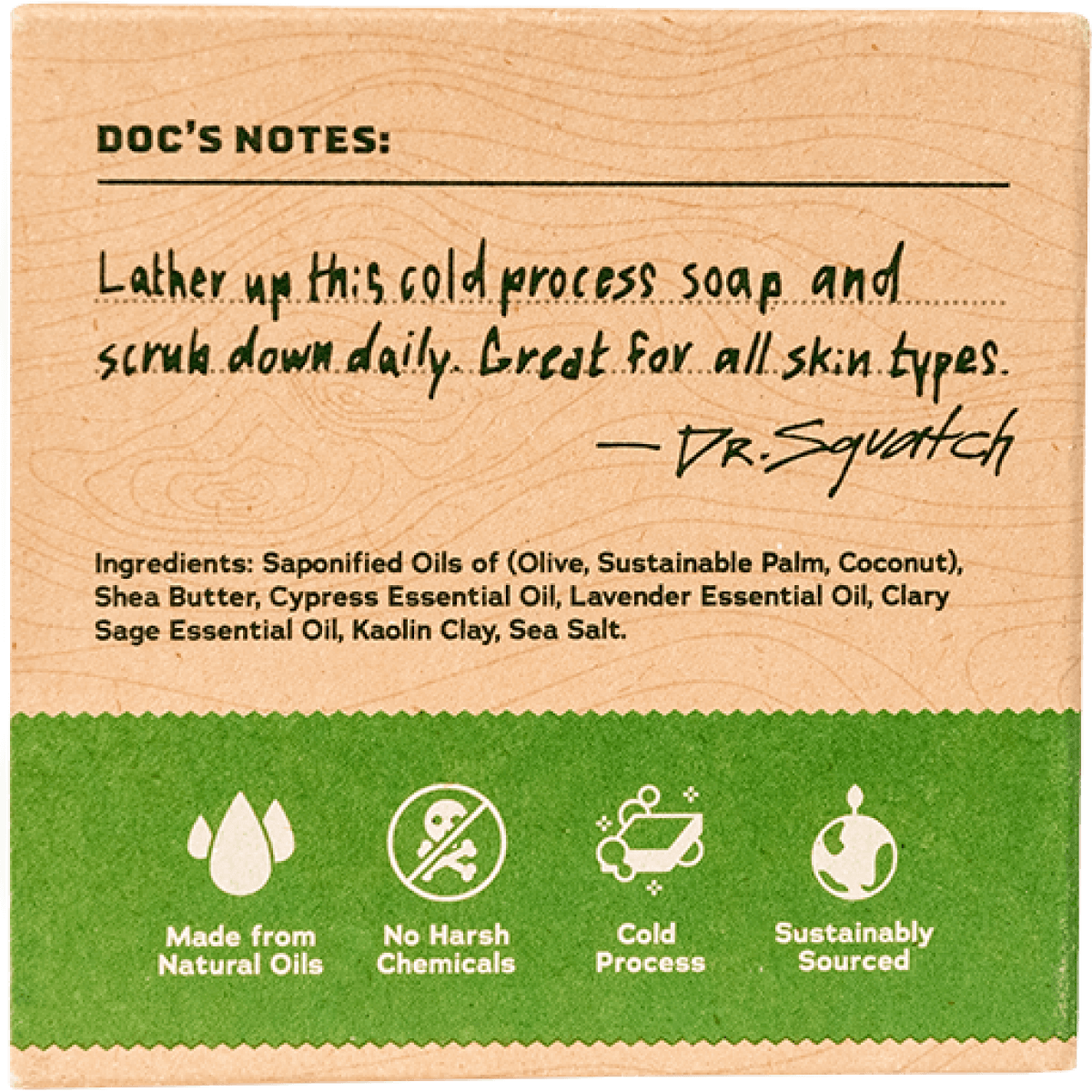 Alpine Sage Mens Natural Soap