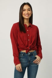 Arianna Tied Front Blouse